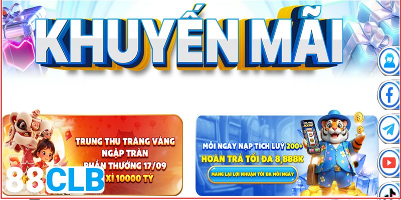 Khuyến mãi casino 88CLB diễn ra thường xuyên